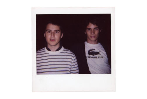 Ezra Koenig from Vampire Weekend and Andrew Kalaidjian as L`Homme Run